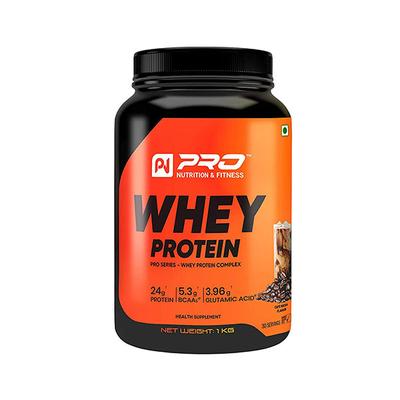 Pro Nutrition & Fitness Whey Protein - Caffe Latte Flavour 1 kg - Whey Proteins