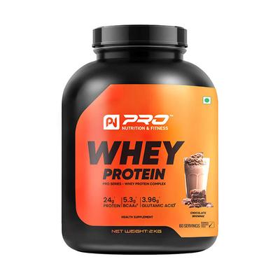 Pro Nutrition & Fitness Whey Protein - Chocolate Brownie Flavour 2 kg - Whey Proteins
