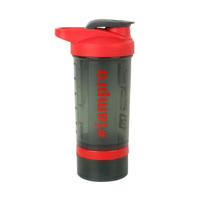Pro Nutrition & Fitness Shaker Bottle - Red 500 ml - Workout Essentials