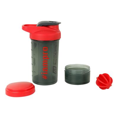 Pro Nutrition & Fitness Shaker Bottle - Red 500 ml - Workout Essentials