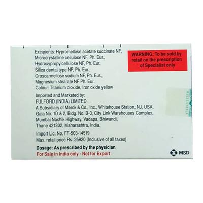 NOXAFIL 100mg Tablet 2X12's - Fungal Infections-Anf