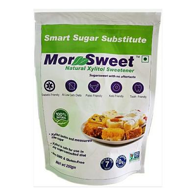 MorSweet Natural Xylitol Sweetener Powder 250 gm - Sweeteners