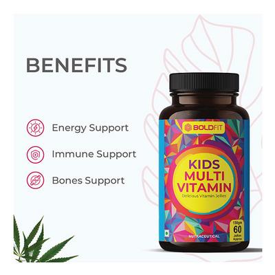 Boldfit Kids Multivitamin Jellies 60's - Multi-Vitamins