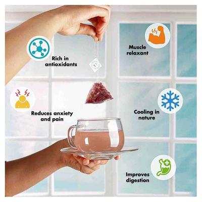 Tea Treasure Caffeine Free Tea Bag - Rose 18's - Herbal/Green Teas