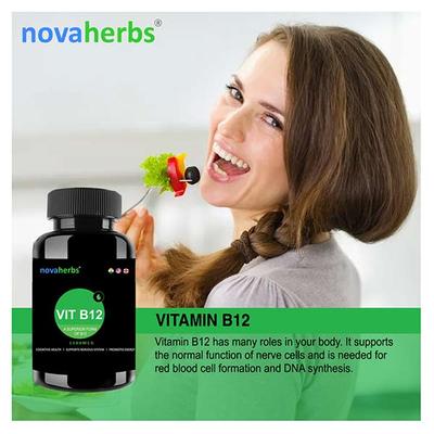 Novaherbs Vit B12 1500 mcg Tablet 60's - Multi-Vitamins