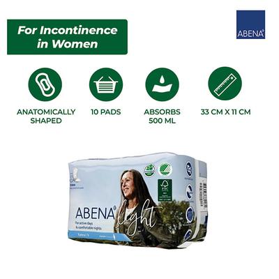 Abena Light Extra Bladder Protection Pads 10's - Adult Diapers & Pads
