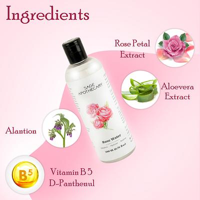 Sage Apothecary Rose Water 200 ml - Face Mists