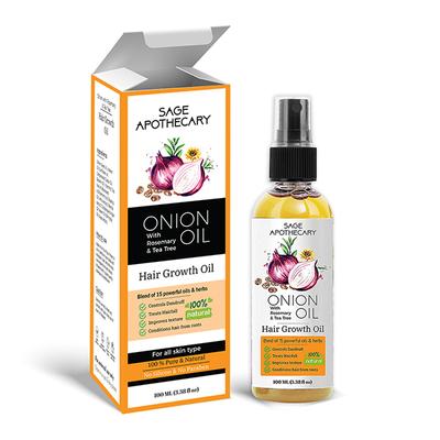 Sage Apothecary Onion Hair Oil 100 ml - Hair Oils