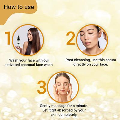 Sage Apothecary Argan Oil Face Serum - 24K Gold Leaves 15 ml - Face Serum