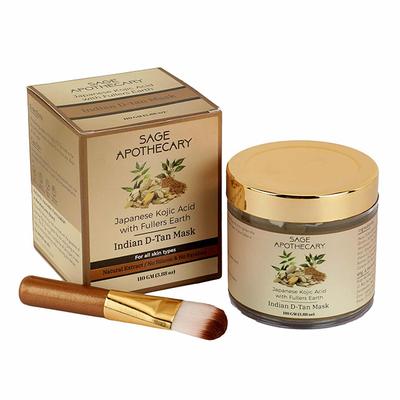 Sage Apothecary Indian D-Tan Face Mask 110 gm - Masks & Peels