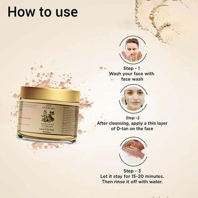 Sage Apothecary Indian D-Tan Face Mask 110 gm - Masks & Peels