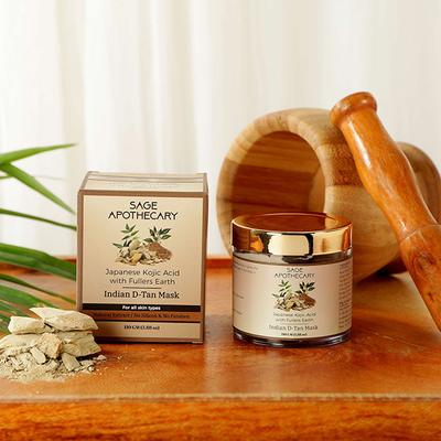 Sage Apothecary Indian D-Tan Face Mask 110 gm - Masks & Peels