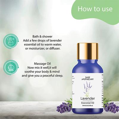 Sage Apothecary Essential Oil - Lavender 10 ml - Essential Oils