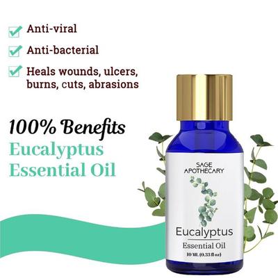 Sage Apothecary Essential Oil - Eucalyptus 10 ml - Essential Oils
