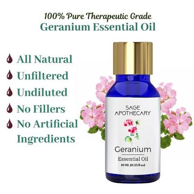Sage Apothecary Essential Oil - Geranium 10 ml - Essential Oils