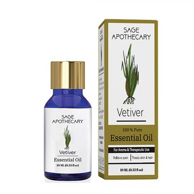 Sage Apothecary Essential Oil - Vetiver 10 ml - Essential Oils