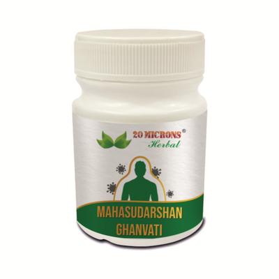 20 Microns Herbal Mahasudarshan Ghanvati Capsule 60's - Health Products