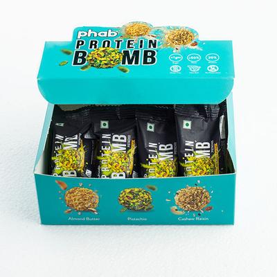 Phab Protein Bomb - Pistachio (Pack of 12) - Nutritional Bars
