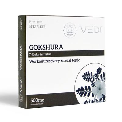 VEDI Gokshura 500 mg Tablet 15's - Pure Herbs