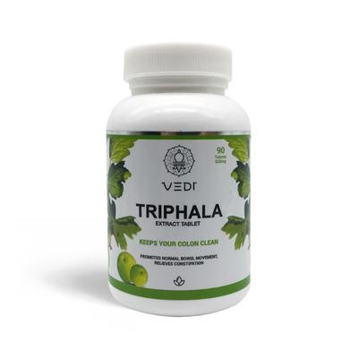 VEDI Triphala Extract 500 mg Tablet (Pack of 2 x 90's) - Pure Herbs