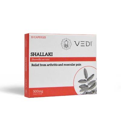 VEDI Shallaki 500 mg Capsule (Pack of 5 x 10's) - Pure Herbs