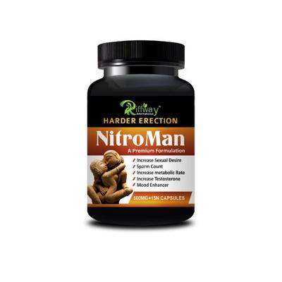 Riffway NitroMan 500 mg Capsule 15's - Sexual Healthcare