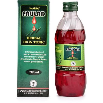 AMU Dawakhana Sharbat Faulad Tonic 200 ml - Amu Dawakhana