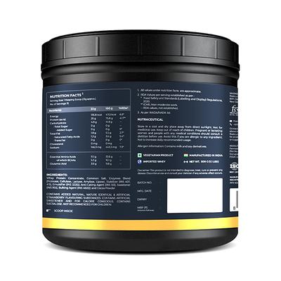 Nutrabay Gold Concentrate Whey Protein - Strawberry Milkshake 500 gm - Whey Proteins