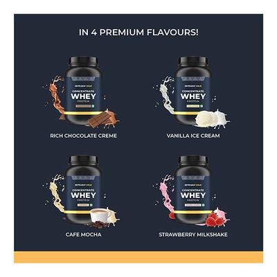 Nutrabay Gold Concentrate Whey Protein - Cafe Mocha 1 kg - Whey Proteins