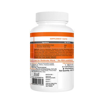 PureFoods Vitamin-C Chewable Tablet 60's - Vitamin C