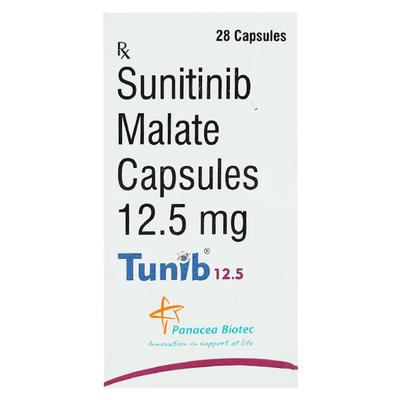 TUNIB 12.5mg Capsule 28's - Cancer Oncology-Tar