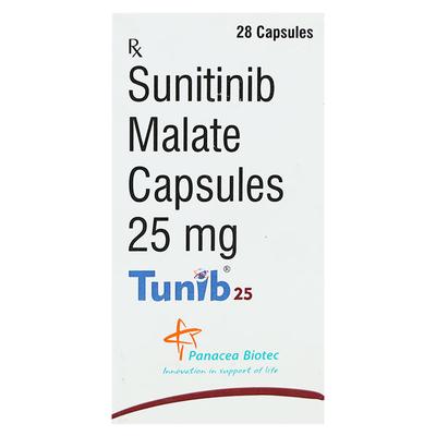 TUNIB 25mg Capsule 28's - Cancer Oncology-Tar
