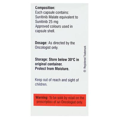 TUNIB 25mg Capsule 28's - Cancer Oncology-Tar
