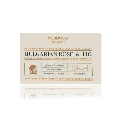 Februus Organics Hydrating Lip Balm - Bulgarian Rose & Fig 8 gm - Lip Balms