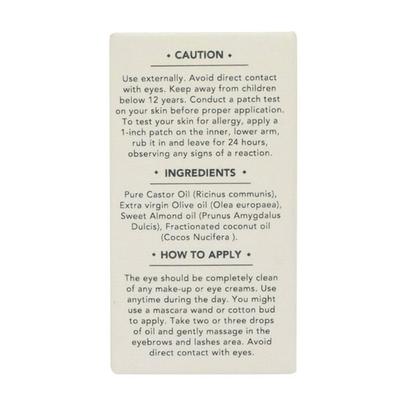 Februus Organics Lash & Brow Growth Oil 15 ml - Essential Oils