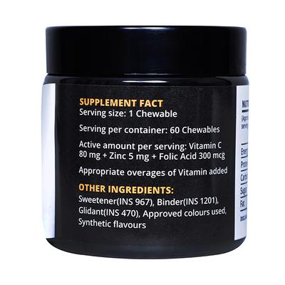 Literal Vitamin-C Lozenges - Orange and Pineapple Flavour 60's - Vitamin C