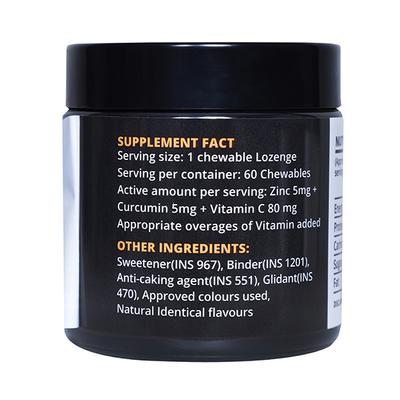 Literal Vitamin-C with Curcumin Lozenges - Black Current Flavour 30's - Vitamin C