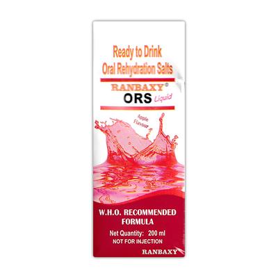 ORS(RANBAXY) APPLE FLAVOUR Liquid 200ml - Supplements-Ele