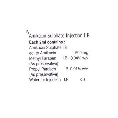 AMILAB 500 Injection 1's - Bacterial Infections-Ami