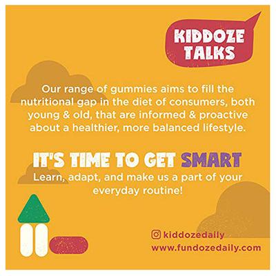 Kiddoze Multivitamin & Minerals Gummies - Lemon & Strawberry Flavour 60's - Multi-Vitamins