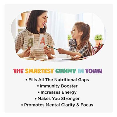 Kiddoze Multivitamin & Minerals Gummies - Lemon & Strawberry Flavour 60's - Multi-Vitamins