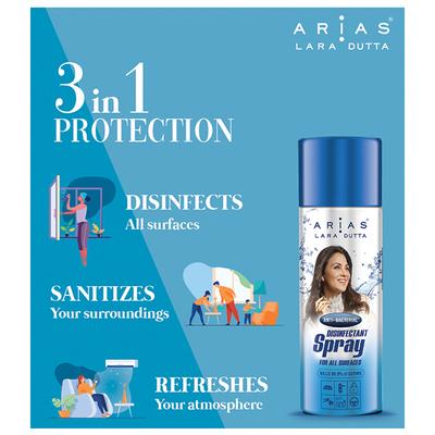 Arias Surface Disinfectant Spray (Pack of 3 X 300 ml) - Others
