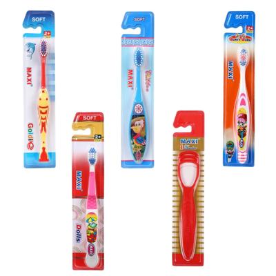 MAXI Oral Care Hygiene Junior Combo Pack - (Toffee Junior 1's + Goldie Junior 1's + Dolls Junior 1's + Bunty Bubli Junior 1's + Tongue Cleaner-No.1 4's) - Toothpaste