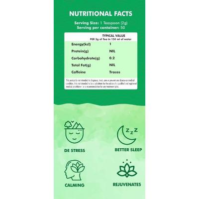 Innoveda Rosemary Green Tea Whole tea leaves 100 gm - Teas