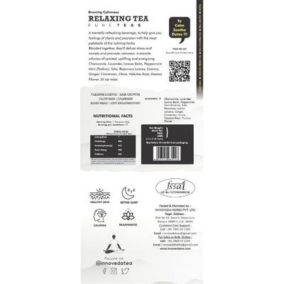 Innoveda Relaxing Tea Whole tea leaves 50 gm - Teas