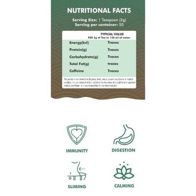 Innoveda Minty Boom Green Tea Whole tea leaves 100 gm - Teas