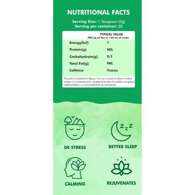 Innoveda Lavendar Rose Green Tea Whole tea leaves 100 gm - Teas