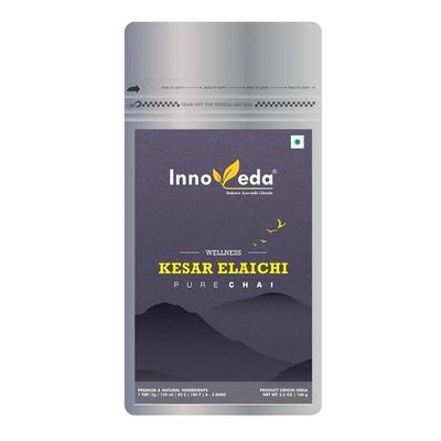 Innoveda Kesar Elaichi Pure Chai Whole tea leaves 100 gm - Teas