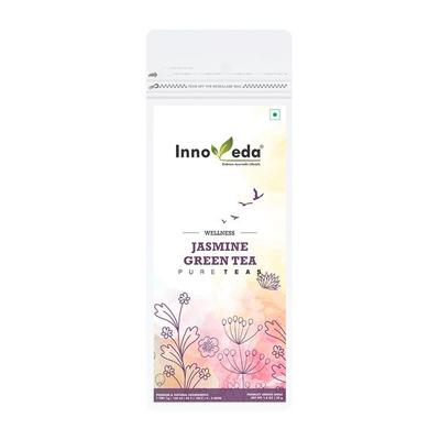 Innoveda Jasmine Green Tea Whole tea leaves 50 gm - Teas