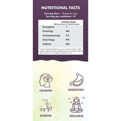 Innoveda Hibiscus Bloom Herb Whole tea leaves 50 gm - Teas